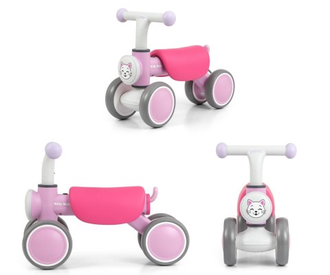 Jeździk dla dzieci York Pink Milly Mally Jeździk dla dzieci York Pink Milly Mally