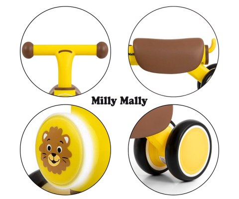 Jeździk dla dzieci York Yellow Milly Mally Jeździk dla dzieci York Yellow Milly Mally