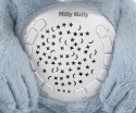 Milly Mally Plush Toy with Projector Noisemaker Milly Bear Blue