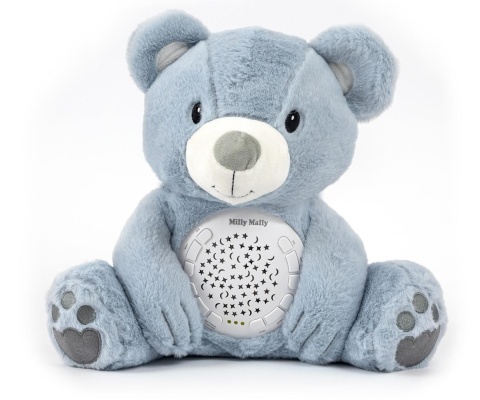 Milly Mally Zabawka pluszowa z Projektorem Szumiś Milly Bear Blue Milly Mally Zabawka pluszowa z Projektorem Szumiś Milly Bear Blue
