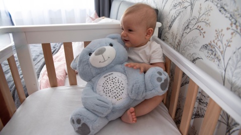 Milly Mally Zabawka pluszowa z Projektorem Szumiś Milly Bear Blue Milly Mally Zabawka pluszowa z Projektorem Szumiś Milly Bear Blue