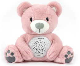 Milly Mally Zabawka pluszowa z Projektorem Szumiś Milly Bear Pink
