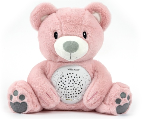 Milly Mally Zabawka pluszowa z Projektorem Szumiś Milly Bear Pink Milly Mally Zabawka pluszowa z Projektorem Szumiś Milly Bear Pink