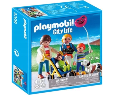 Playmobil 3209 City Life Rodzina z Wózkiem Playmobil 3209 City Life Rodzina z Wózkiem