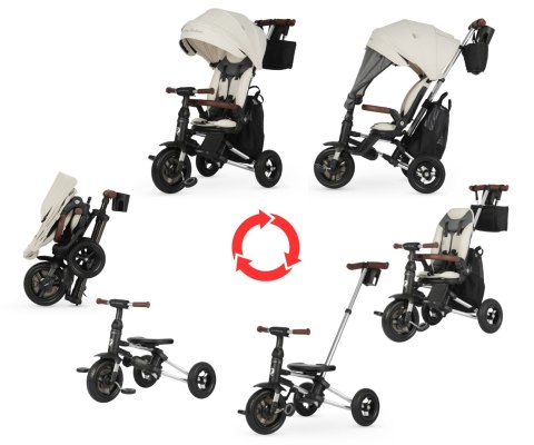 Qplay Rowerek Trójkołowy Nova Deluxe Beige Qplay Rowerek Trójkołowy Nova Deluxe Beige