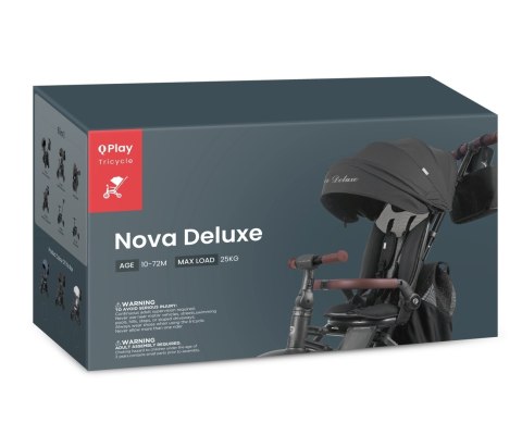 Qplay Rowerek Trójkołowy Nova Deluxe Beige Qplay Rowerek Trójkołowy Nova Deluxe Beige
