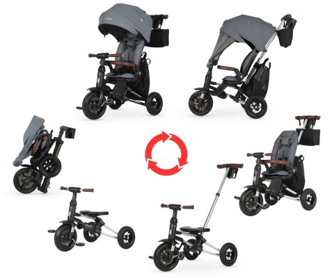 Qplay Rowerek Trójkołowy Nova Deluxe Grey Qplay Rowerek Trójkołowy Nova Deluxe Grey