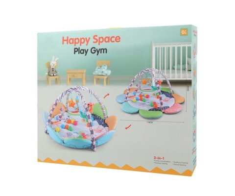 TinyMini JL639-2A Mata edukacyjna 2w1 Kwiat Zoo