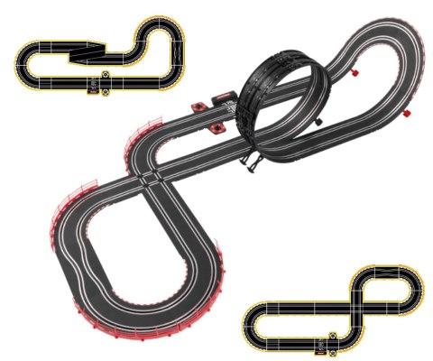 Carrera Go 20062602 Tuning Zone 5,3m Carrera Go 20062602 Tuning Zone 5,3m