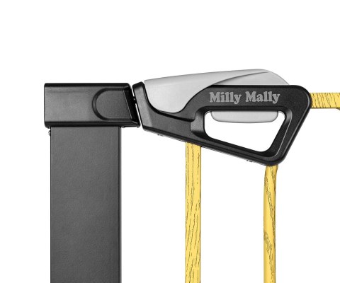 Milly Mally Bramka zabezpieczająca Barierka na schody Guardy 83 Black Natural Milly Mally Bramka zabezpieczająca Barierka na schody Guardy 83 Black Natural