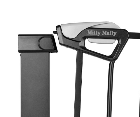 Milly Mally Bramka zabezpieczająca Barierka na schody Guardy 83 Black Milly Mally Bramka zabezpieczająca Barierka na schody Guardy 83 Black