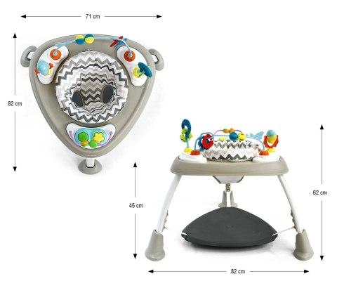 Milly Mally Centrum Aktywności Bounzee Grey