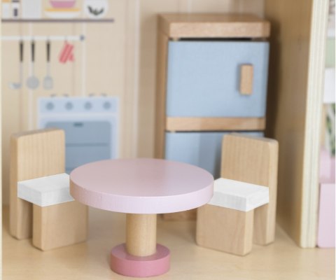 Viga 44256 PolarB Dwupoziomowy domek dla lalek z mebelkami