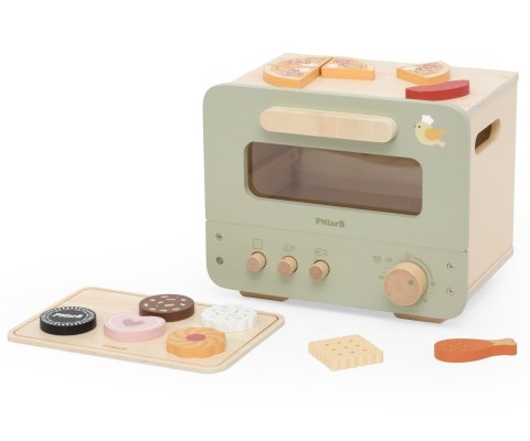 Viga 44260 PolarB Drewniana kuchenka - piekarnik i zestaw ciastek