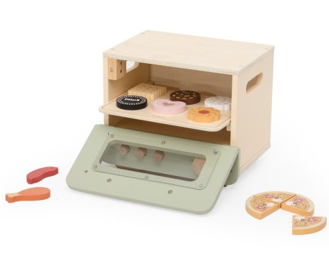 Viga 44260 PolarB Drewniana kuchenka - piekarnik i zestaw ciastek
