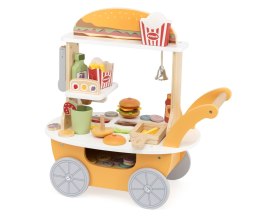 Viga 44280 PolarB Mały Burger Bar - Drewniany Wózek Kulinarny