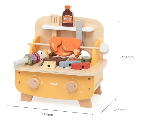 Viga 44294 PolarB Moje pierwsze BBQ - drewniany grill