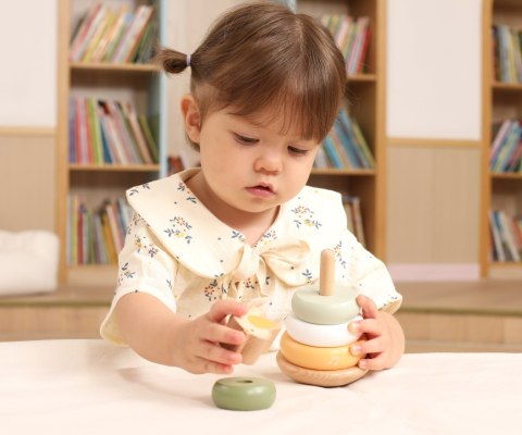 Viga 44298 PolarB Drewniana wieża do układania - Ptaszek