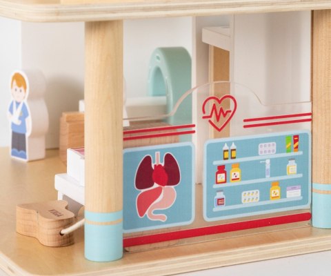 Viga 44802 Drewniany szpital z akcesoriami