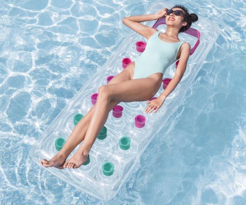 Bestway 43040 Dmuchany materac plażowy Biały mat 1.88m x 71cm