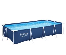 Bestway 56405 Basem stelażowy Steel Pro prostokątny 4.00m x 2.11m x 81cm
