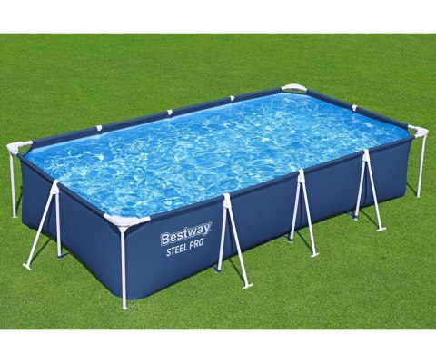 Bestway 56405 Basem stelażowy Steel Pro prostokątny 4.00m x 2.11m x 81cm