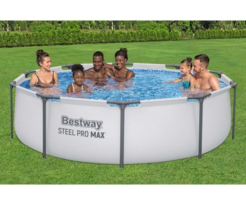 Bestway 56406 Basen stelażowy Steel Pro Max okrągły 3.05m x 76cm