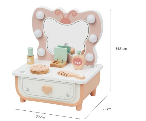 Tooky Toy TP528 Toaletka Małej Księżniczki Motyl