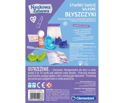 Clementoni 50066 Naukowa Zabawa Lab Błyszczyki