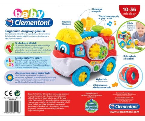 Clementoni 50110 Baby Eugeniusz Drogowy Geniusz