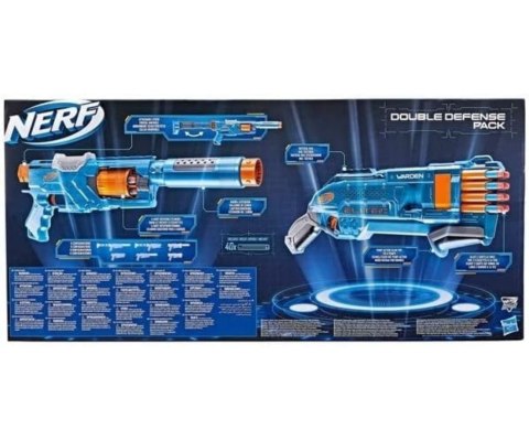 Hasbro F5033 Pistolet Nerf Elite Double Defense Pack