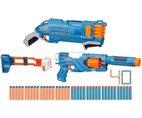 Hasbro F5033 Pistolet Nerf Elite Double Defense Pack