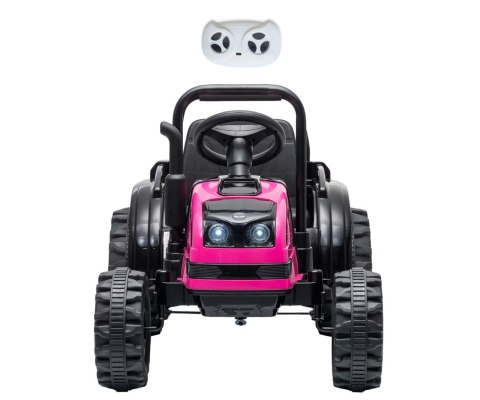 Milly Mally Pojazd na akumulator Traktor z przyczepą Farmer Pink