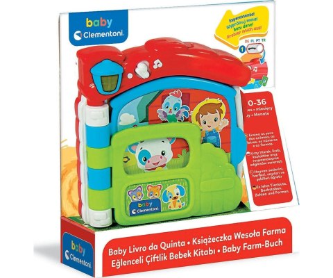 Clementoni 17652 Baby Książeczka Farma