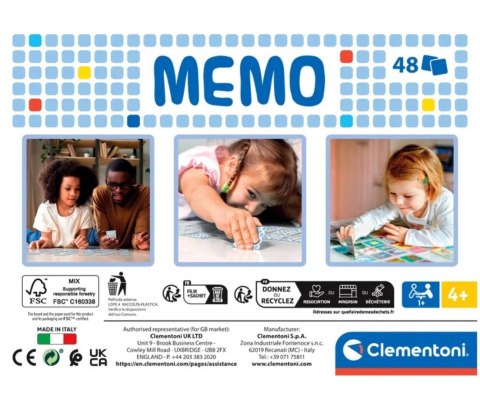 Clementoni 18310 Edukacja Wczesnoszkolna Memo Psi Patrol