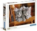 Clementoni 30545 High Quality Puzzle 500 Elementów - Kotki