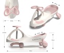 Jeździk Grawitacyjny Gravity Cream Pink Milly Mally