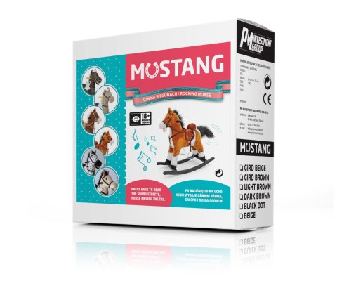 Milly Mally Koń Mustang ciemny brąz