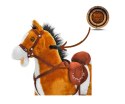Milly Mally Koń Mustang jasny brąz