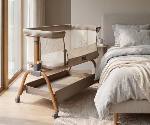 Milly Mally Łóżeczko Dostawne Nino Beige