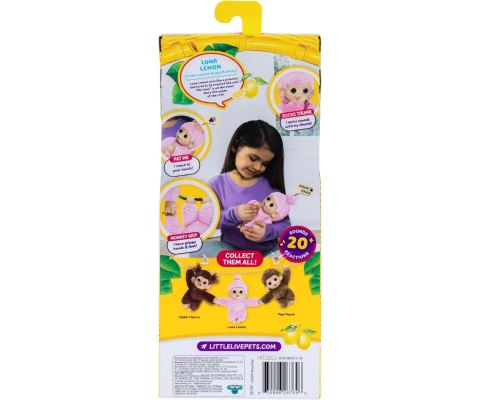 Moose 26764 Little Live Pets Interaktywna Mini Małpka Luna Lemon