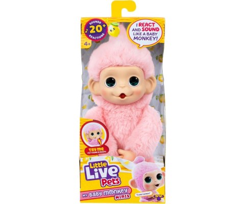 Moose 26764 Little Live Pets Interaktywna Mini Małpka Luna Lemon