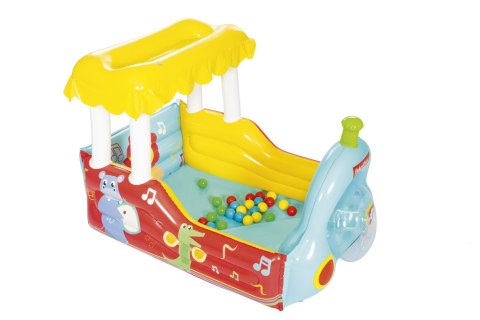 Bestway 93537 FISHER PRICE DMUCHANY POCIĄG Z PIŁKAMI 132cm x 94cm x 89cm Bestway 93537 FISHER PRICE DMUCHANY POCIĄG Z PIŁKAMI 132cm x 94cm x 89cm