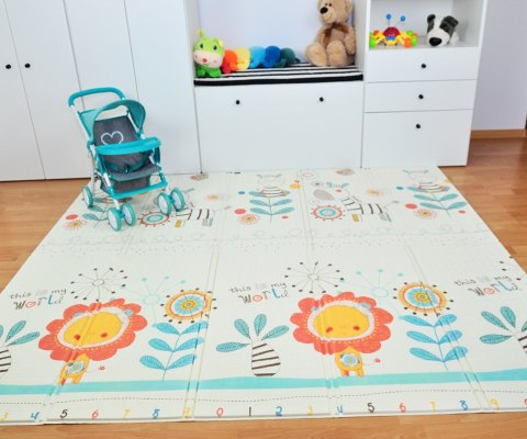 Mata piankowa składana Play Zebra T1 Milly Mally