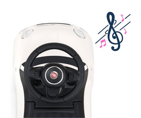 Pojazd Fiat 500 White Milly Mally