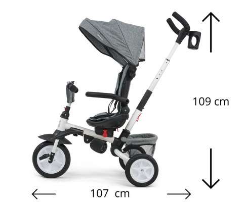 Rowerek Trójkołowy Stanley Rubber Pink Milly Mally