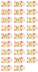Viga 50337 Magnetyczny labirynt alfabet