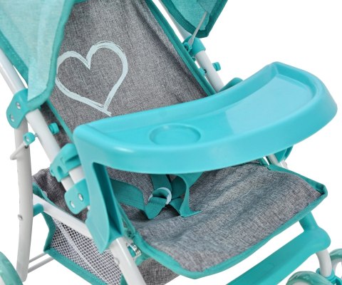 Wózek dla lalek Kate Prestige Mint Milly Mally Wózek dla lalek Kate Prestige Mint Milly Mally