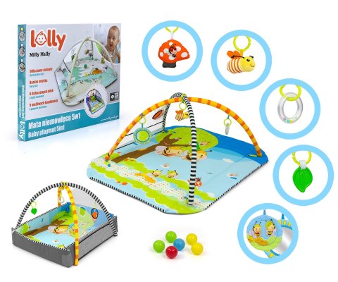 Mata niemowlęca 5w1 Lolly Bees Milly Mally