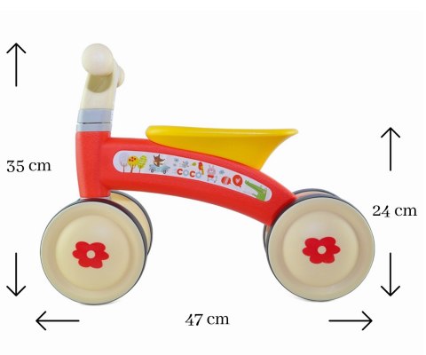 Pojazd Coco Red Milly Mally